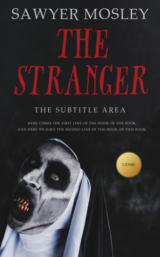 3D mockup of Shark #12251 - Premade Horror Book Cover