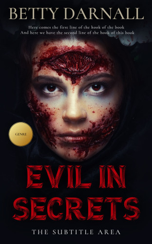 3D mockup of Santa Fe #12294 - Premade Horror Book Cover