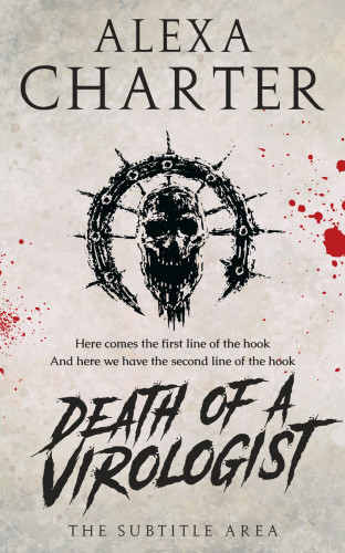 3D mockup of Swirl #12318 - Premade Horror Book Cover