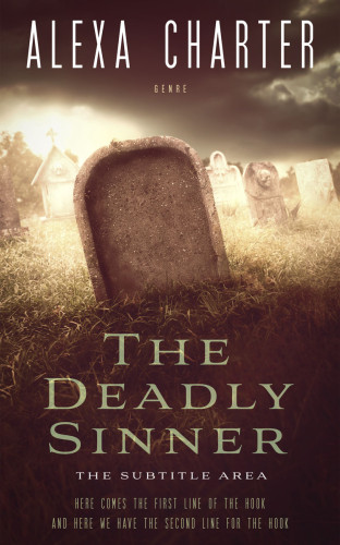 3D mockup of Crater Brown #12326 - Premade Horror Book Cover | BookCoverZone