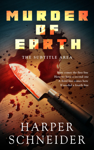 3D mockup of Cocoa Brown #12484 - Premade Mystery & Thriller & Suspense Book Cover