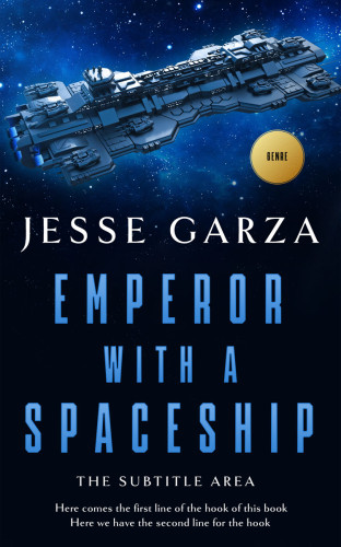 3D mockup of Black Pearl #12511 - Premade Science Fiction Book Cover