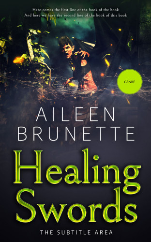 3D mockup of Shark #12674 - Premade Fantasy Book Cover