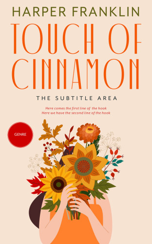 3D mockup of Albescent White #12730 - Premade Abstract Book Cover