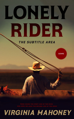 3D mockup of Cocoa Brown #12900 - Premade Western Book Cover