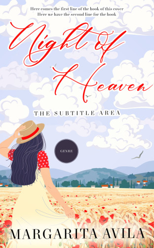 3D mockup of Pampas #13041 - Premade Romance Book Cover