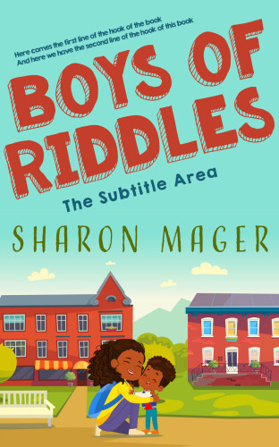 3D mockup of Medium Carmine #13270 - Premade Family & Parenting Book Cover