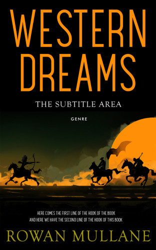 3D mockup of Golden Bell #13276 - Premade Action & Adventure Book Cover