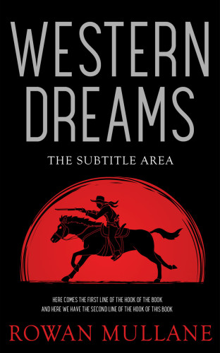 3D mockup of Gondola #13278 - Premade Western Book Cover