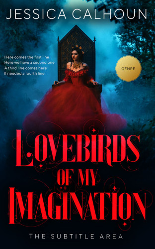 3D mockup of Alizarin Crimson #13506 - Premade Fantasy Book Cover