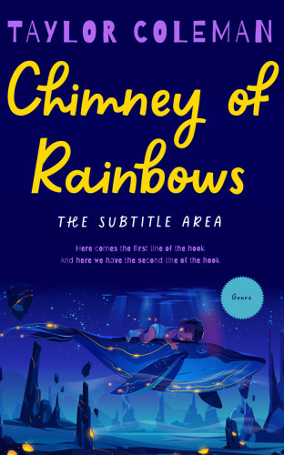 3D mockup of Gulf Blue #13638 - Premade Fantasy Book Cover