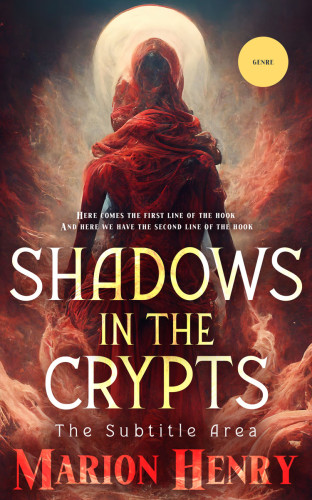 3D mockup of Crater Brown #13773 - Premade Apocalyptica Book Cover