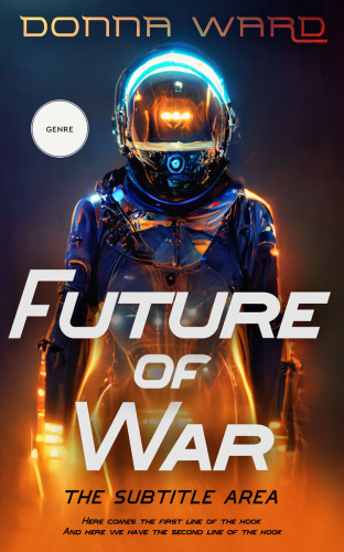 3D mockup of Di Serria #13876 - Premade Science Fiction Book Cover