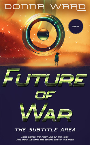 3D mockup of Di Serria #13903 - Premade Science Fiction Book Cover