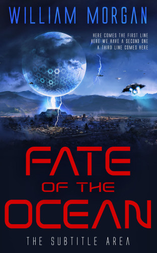 3D mockup of Ebony #13936 - Premade Science Fiction Book Cover