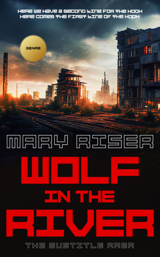 3D mockup of Shark #14001 - Premade Apocalyptica Book Cover