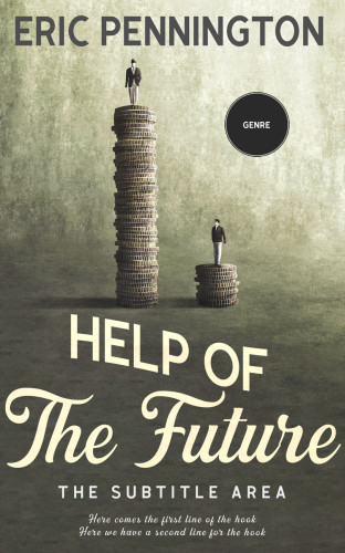 3D mockup of Fuscous Gray #14020 - Premade Self-Improvement & Self-Help Book Cover