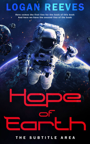 3D mockup of Ebony #14338 - Premade Science Fiction Book Cover