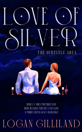 3D mockup of Black Pearl #14387 - Premade Romance Book Cover