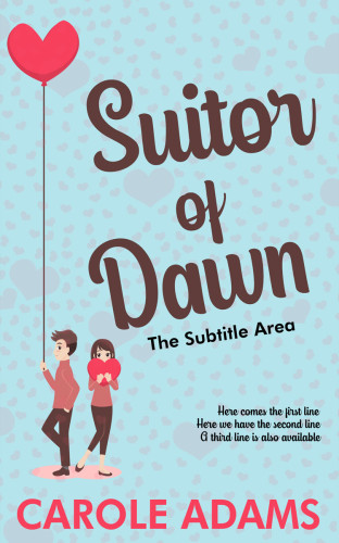 3D mockup of Powder Blue #14406 - Premade Romance Book Cover