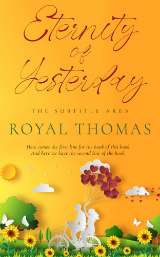 3D mockup of Saffron #14443 - Premade Romance Book Cover