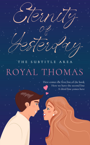 3D mockup of Biscay #14469 - Premade Romance Book Cover