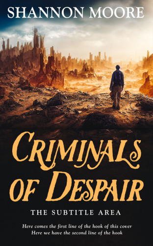 3D mockup of Cocoa Brown #14599 - Premade Apocalyptica Book Cover