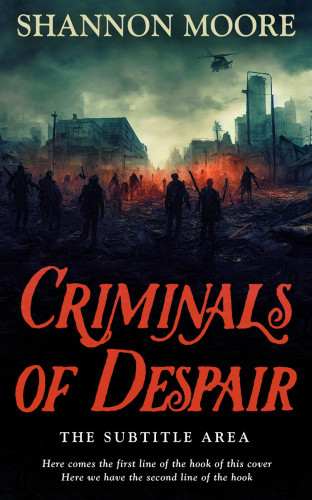 3D mockup of Antique Brass #14601 - Premade Apocalyptica Book Cover