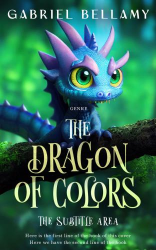 3D mockup of Gable Green #15157 - Premade Fantasy Book Cover