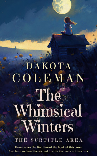 3D mockup of Ebony #15208 - Premade Fantasy Book Cover