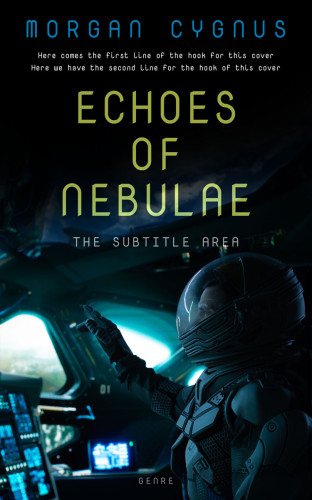 3D mockup of Black Bean #15360 - Premade Science Fiction Book Cover