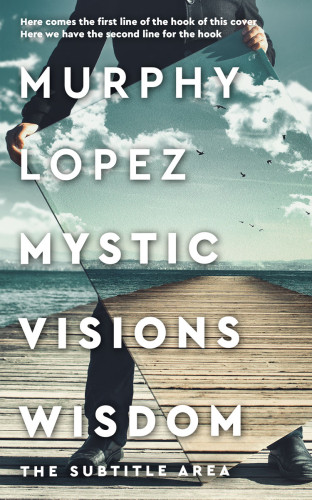 3D mockup of Green Spring #15619 - Premade Abstract Book Cover