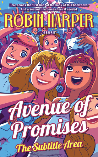 3D mockup of Cannon Pink #15676 - Premade Teen & Young Adult Book Cover