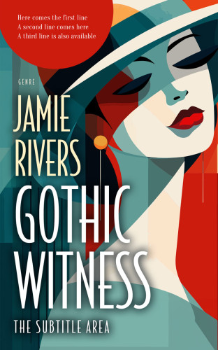 3D mockup of Spectra #16053 - Premade Abstract Book Cover