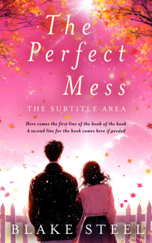 3D mockup of Deep Blush #16266 - Premade Romance Book Cover