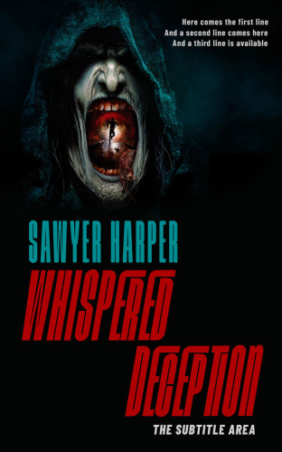 3D mockup of Bunker #16579 - Premade Mystery & Thriller & Suspense Book Cover