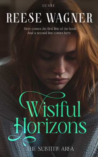 3D mockup of Cocoa Brown #16626 - Premade Literary Fiction Book Cover