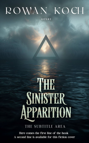 3D mockup of Mirage #16658 - Premade Horror Book Cover