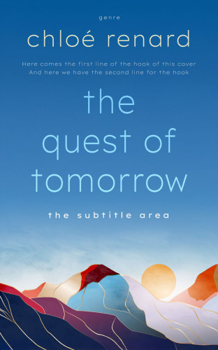 3D mockup of Astral #17118 - Premade Abstract Book Cover