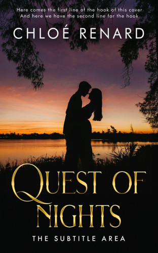 3D mockup of Antique Brass #17345 - Premade Romance Book Cover