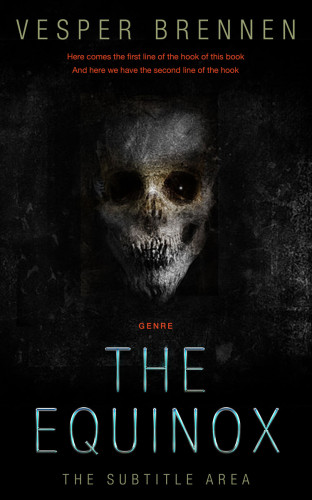 3D mockup of Cod Gray #20122 - Premade Horror Book Cover