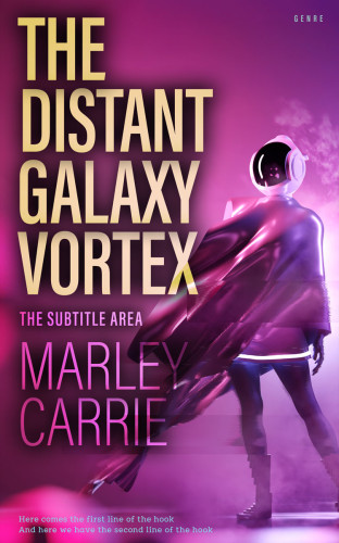 3D mockup of Plum #20411 - Premade Science Fiction Book Cover