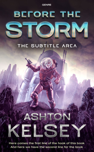 3D mockup of Bleached Cedar #20593 - Premade Science Fiction Book Cover