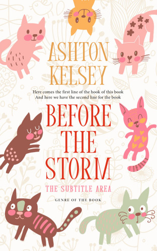 3D mockup of White Linen #20627 - Premade Nature Book Cover