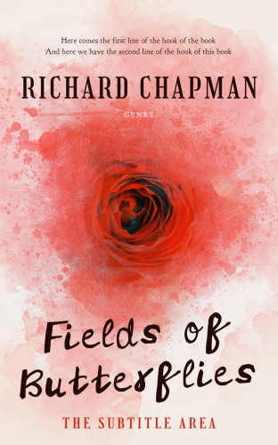 3D mockup of Beauty Bush #20703 - Premade Poetry Book Cover