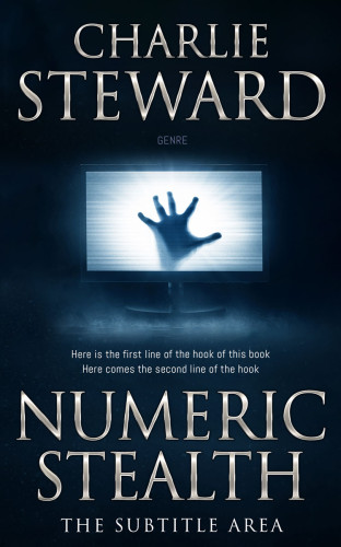 3D mockup of Black Pearl #20982 - Premade Horror Book Cover