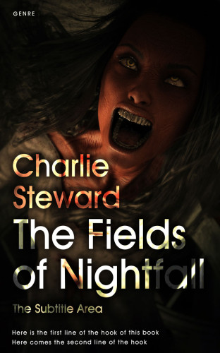 3D mockup of Night Rider #21017 - Premade Horror Book Cover