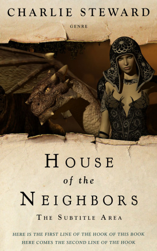 3D mockup of Grain Brown #21067 - Premade Fantasy Book Cover