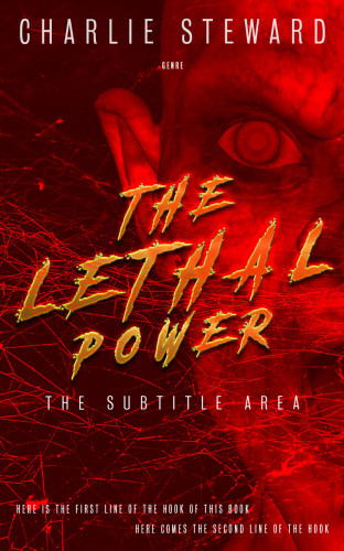 3D mockup of Rustic Red #21103 - Premade Horror Book Cover