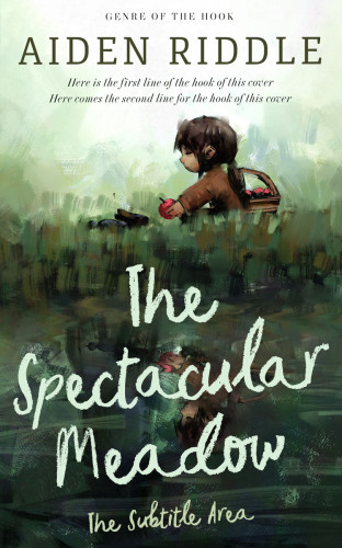 3D mockup of Willow Brook #21211 - Premade Abstract Book Cover